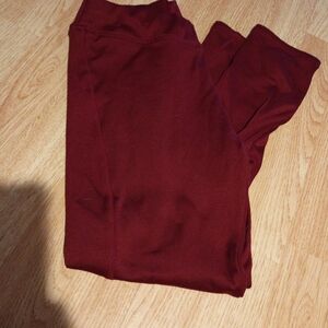 Burgundy Leggings